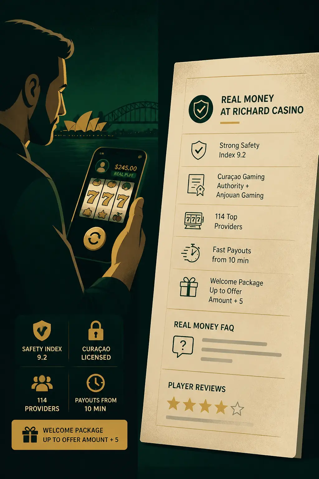 Richard Casino Real Money Pokies & Login visual guide for Richard Casino